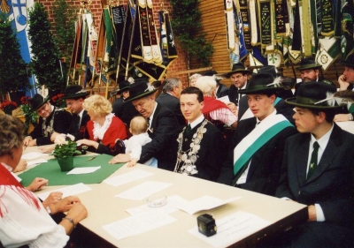 Beim Schützenfest im Gau München Ost/Land