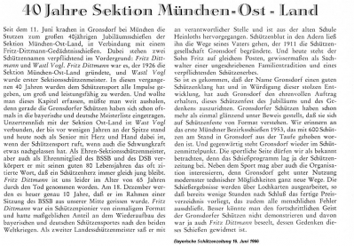 Aus der Sektion wurde 2002 der Gau München Ost/Land 	